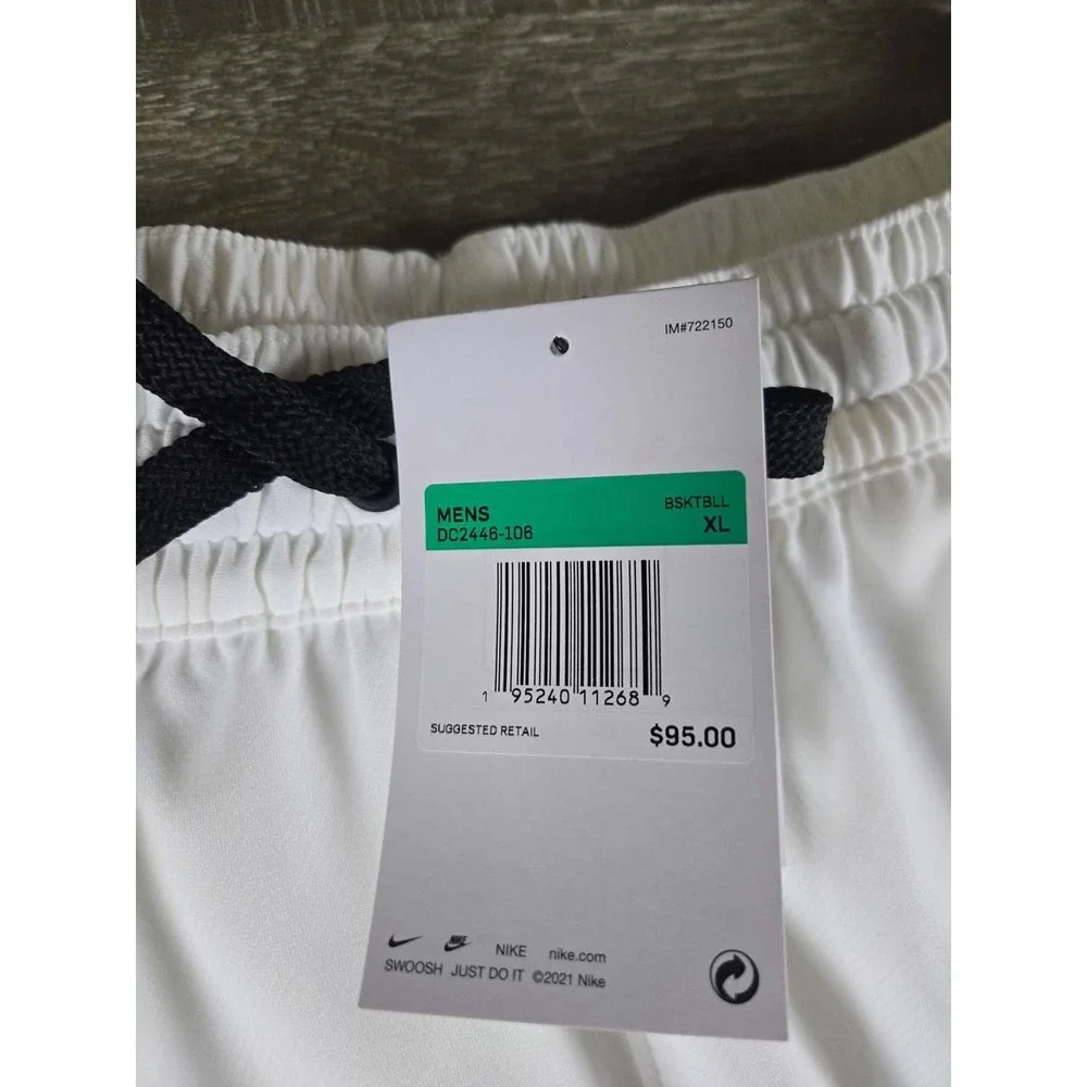 Nike Mens Standard Issue Basketball Pants Summit White DC2446-106 XL NWT